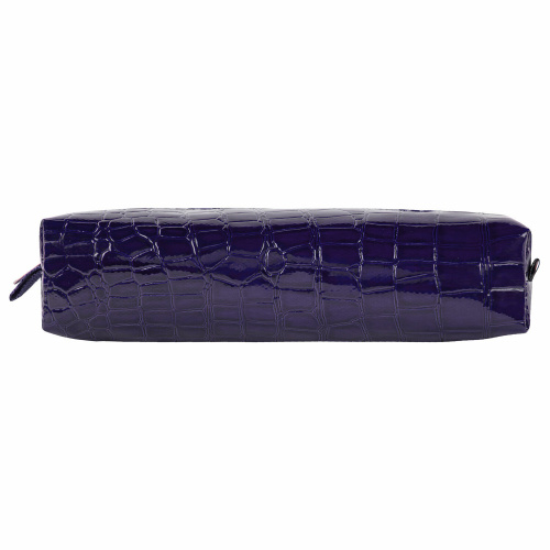Пенал-косметичка BRAUBERG "Ultra purple", 20х6х4 см, крокодиловая кожа фото 2