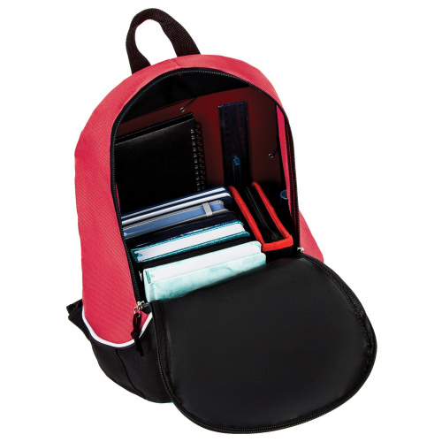 Рюкзак STAFF FLASH, 40х30х16 см, универсальный, черно-красный фото 5