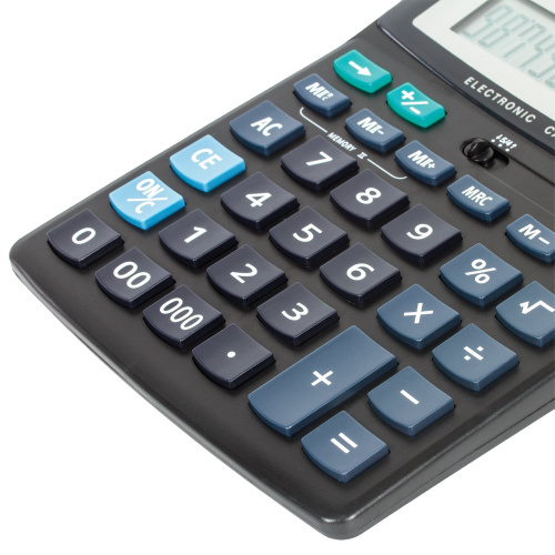 Калькулятор настольный STAFF STF-888-14, 200х150 мм, 14 разрядов, двойное питание фото 6