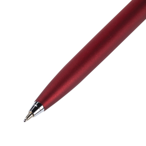 Ручка подарочная шариковая BRAUBERG "Cornetto", корпус серебристый, линия письма 0,5 мм, синяя фото 8