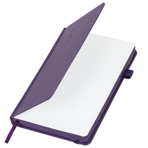 Ежедневник датированный 2024 А5 138х213 мм BRAUBERG "Plain", под кожу, с резинкой, фиолетовый, 115001 фото 10