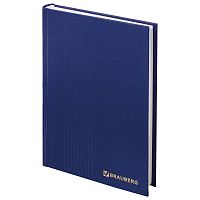 Ежедневник датированный на BRAUBERG, А5, 145х215 мм, бумвинил 192 л., синий