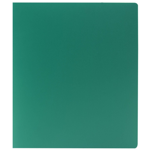 Папка на 2 кольцах STAFF, 40 мм, 0,5 мм, до 300 листов, зеленая фото 2