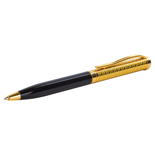 Ручка подарочная шариковая GALANT "Empire Gold", корпус черный с золотистым, синяя фото 5