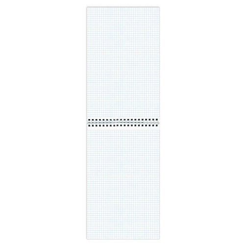 Блокнот ОФИСМАГ ,А4, 80 л., гребень, картон, жесткая подложка, клетка, темно-синий фото 5