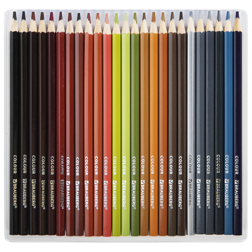 Карандаши цветные BRAUBERG MAX, 100 цв., грифель 3,3 мм, супермягкие, яркие, классические фото 9